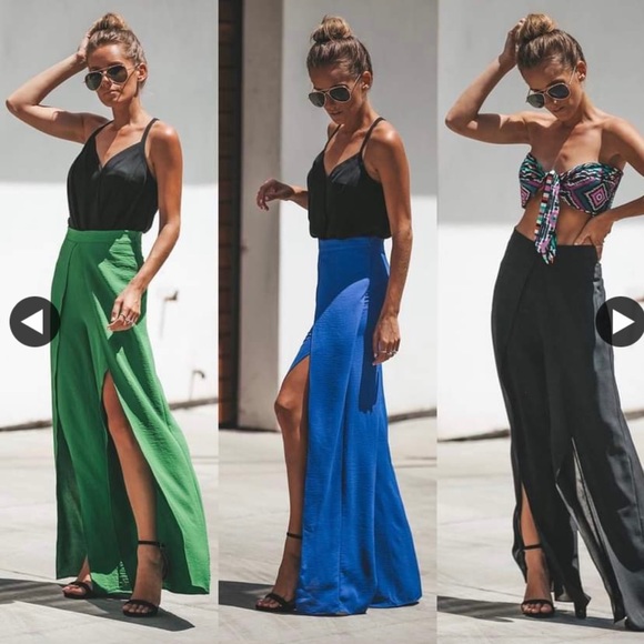 Wrap Culotte Pants - Picture 3 of 3